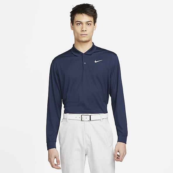 No collar golf shirts nike shop
